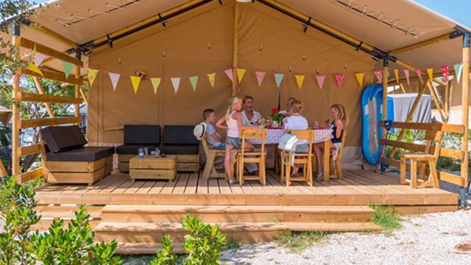 Hotel Eurocamp Tents At Campsite Val Saline Rovinj Exteriér fotografie